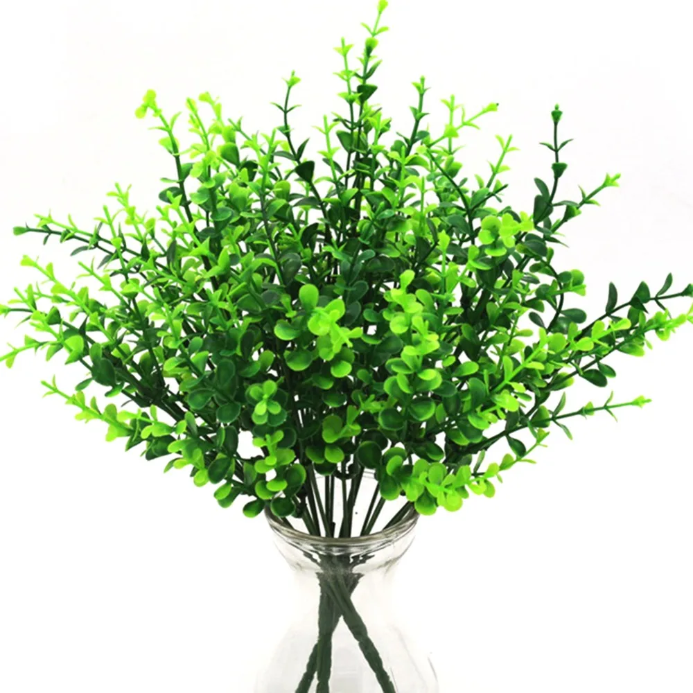 32 CM Artificial Eucalyptus Grasses Plastic Simulation Green Plant Fake