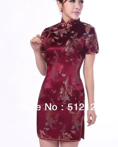 Shanghai Story mandarin collar Chinese dress phoenix plum blossom pattern Cheongsam traditional Oriental dress 13 design