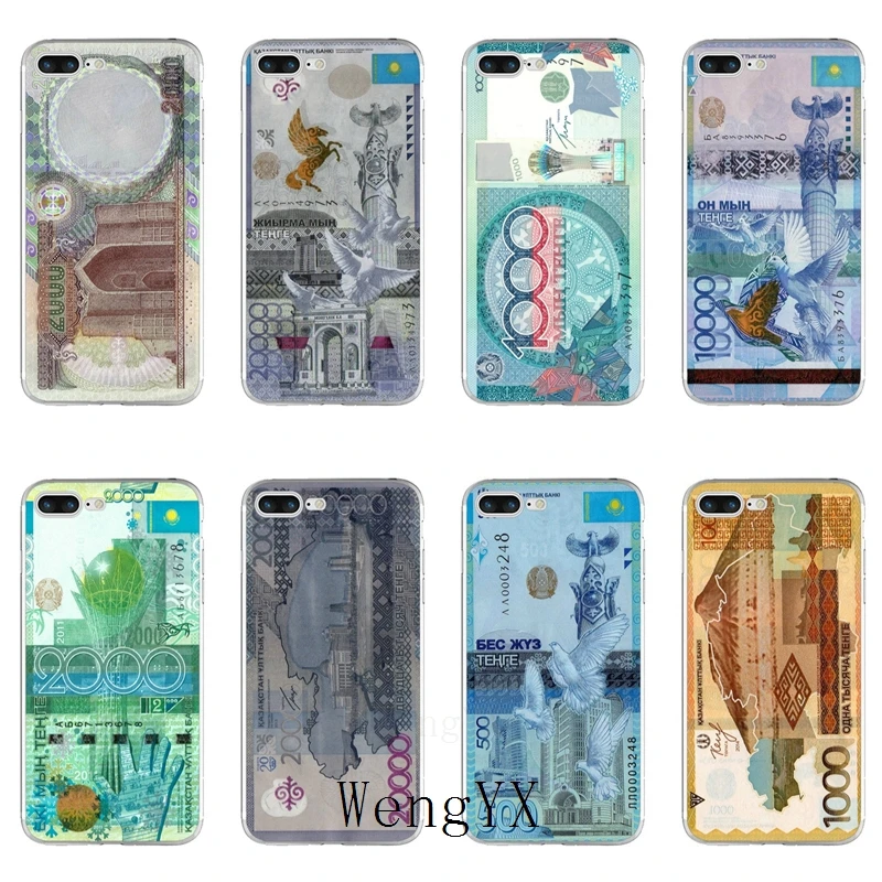 

Republic Of Kazakhstan Tenge Slim silicone TPU Soft phone case For iPhone X 8 8plus 7 7plus 6 6s plus 5 5s 5c SE 4 4s