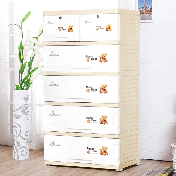 Hongjia Tiroir Armoire De Rangement Armoire Finition En Plastique Des Vetements Pour Enfants De Casiers Baby Baby Armoire Commode Aliexpress