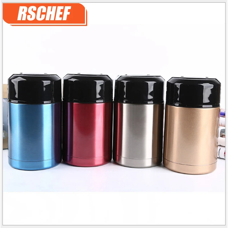 

6 Hours Heat Preservation Stainless Steel Stew Pot Vacuum Thermos Cup 1000 ml