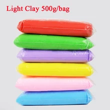 500 г/пакет Пластилин эффект Волшебная глина обучающая слизь игрушки Полимерная глина Brinquedos Playdough для детей подарок 24 цвета