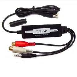 EzCAP USB Стандартная карта захвата аудио конвертер видеоадаптера кабель рекордер RCA для ПК Компьютерная камера