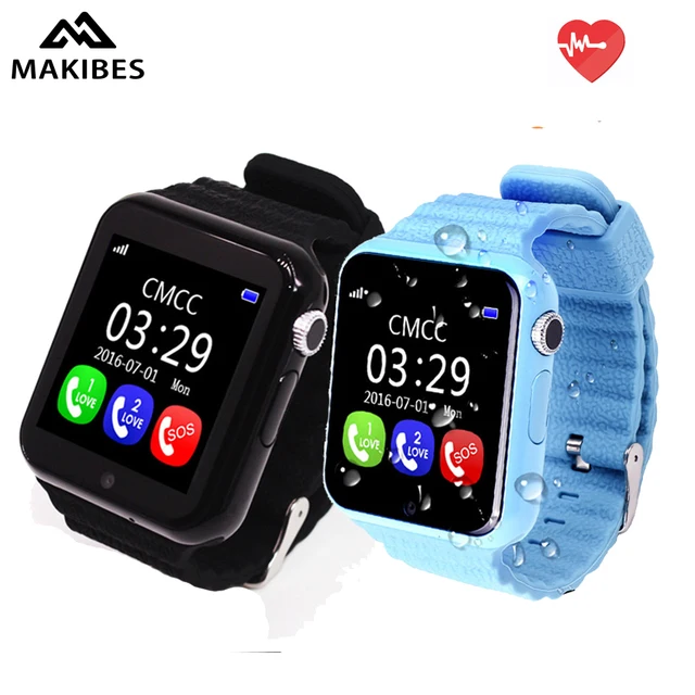 Makibes MTK2503 V7K Crianças Relógio Inteligente GPS Botão