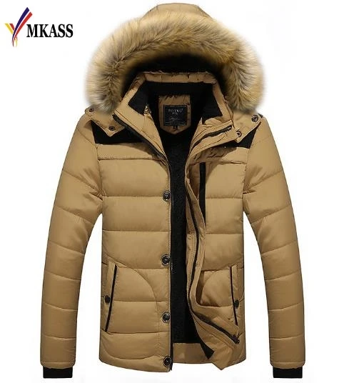 Теплая зимняя мужская куртка, пальто большого размера, M-4XL, Новое поступление, повседневная, тонкая, хлопок, с капюшоном, мужские зимние парки, Casaco Masculino