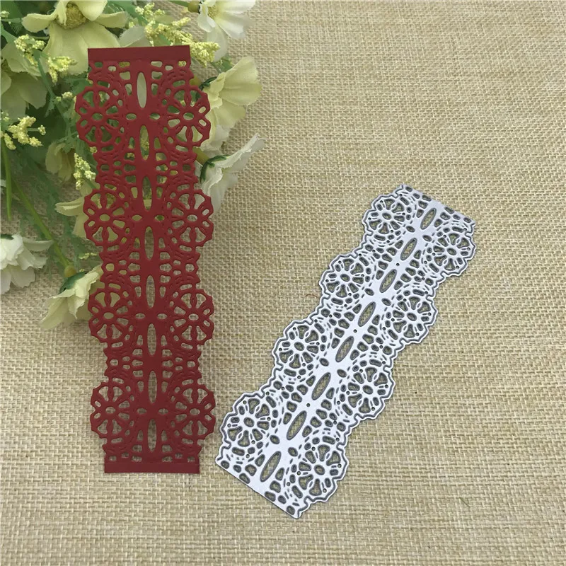 lace flower edge border metal cutting dies stencils for