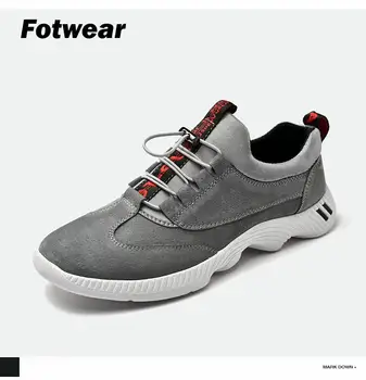 

Fotwear Men Leather Sneakers Leather Casual shoes Shock-absorbing rubber outsole provides excellent cushioning Office wearing