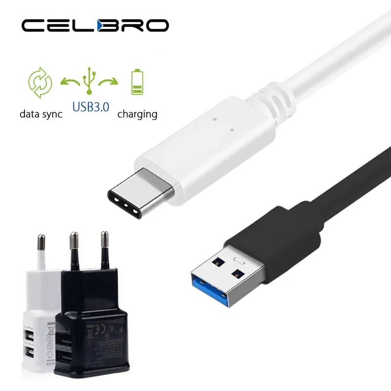 

25cm/50cm/1m/2m USB 3.0 to 3.1 Type C Fast Quick Charge Charger Cable USB-C for Galaxy s8/plus/a3/a5 2017/Xiaomi mi6/Umi super