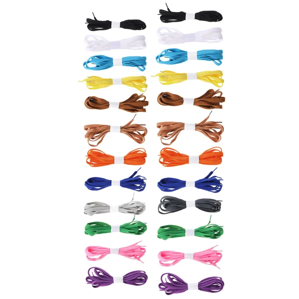 

Pure Various Color Sport Shoelace Knit Flat Strings Athletic Sneaker General Use