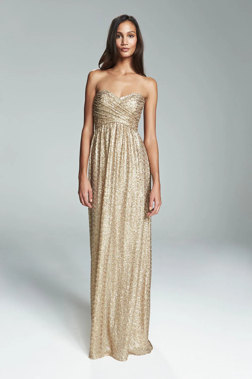Pizzo oro Sequied Impero Sweetheart Floor Lunghezza Damigella D'onore Abito  Lungo Abiti Da Damigella D'onore Per La Cerimonia Nuziale Del Partito|maid  of honor dresses|maid of honordresses maid of honor - AliExpress