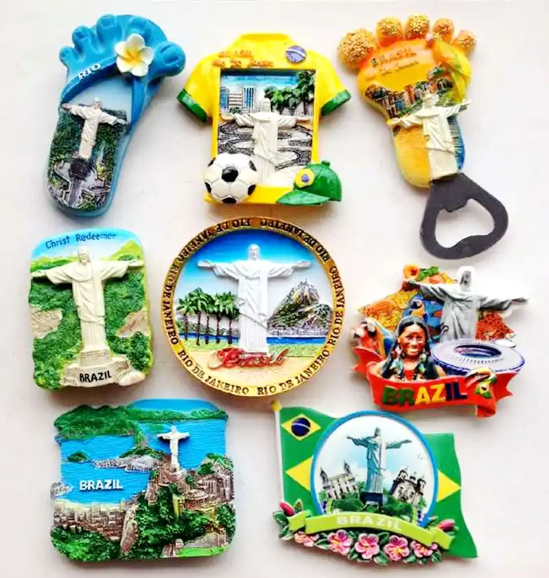 South America Travel Cool Gift #4628 Venezuela Brazil Classic Fridge Magnet