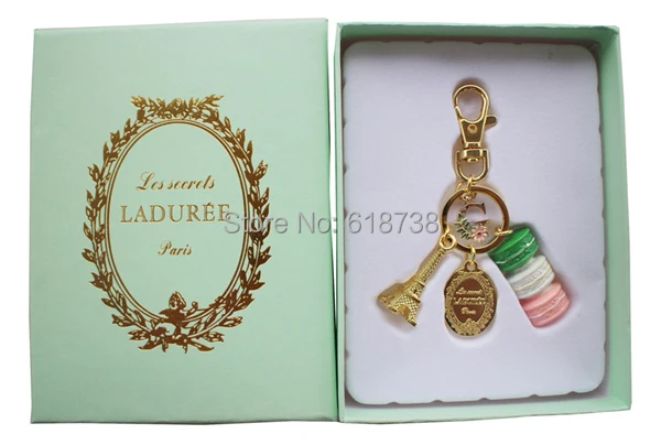 2015 New Macaroon keychain with G letter-gift box.jpg