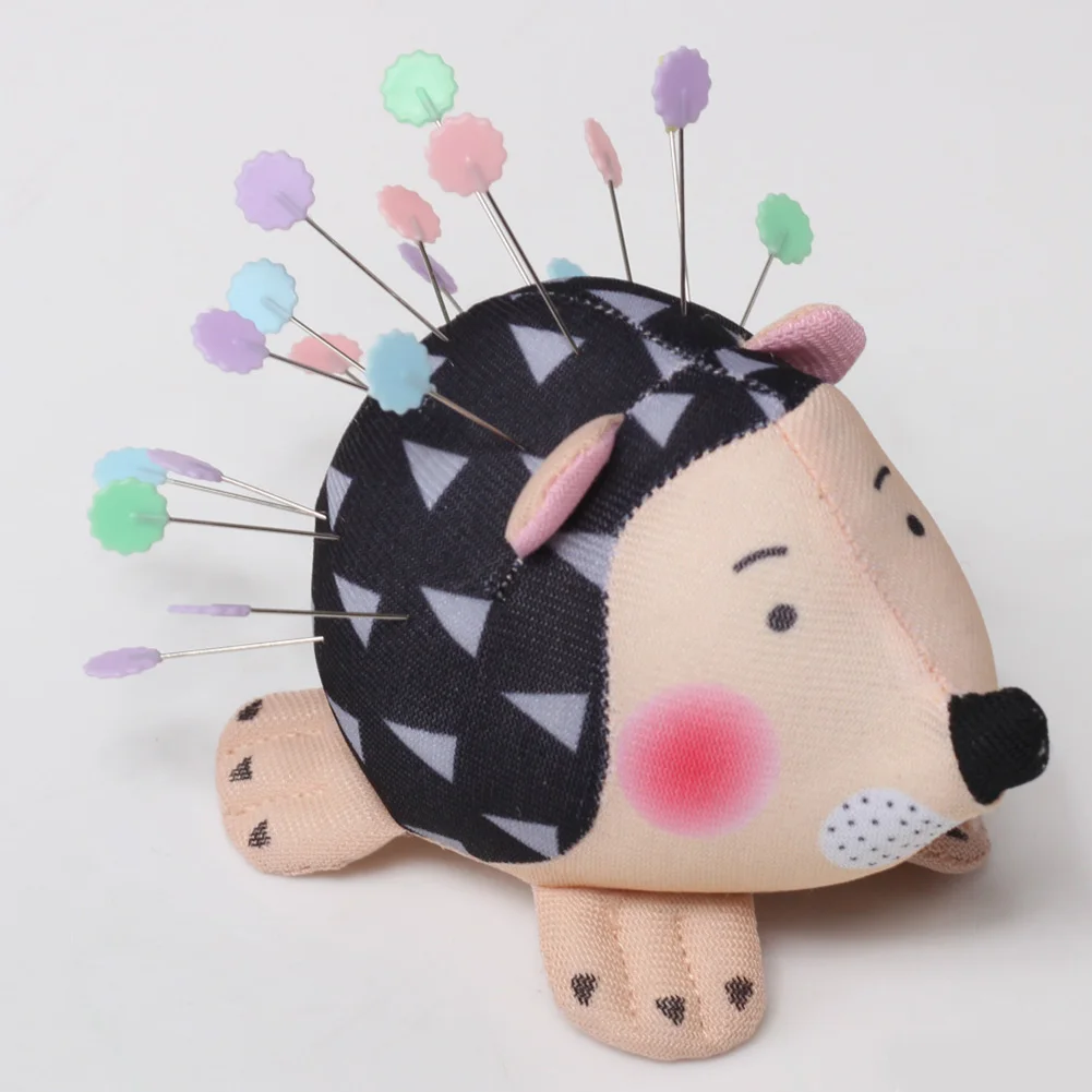 

DIY Holder Anti Falling Soft Pin Cushion Patchwork Needlecraft Sewing Lightweight Portable Practical Cute Cartoon Hedgehog Home
