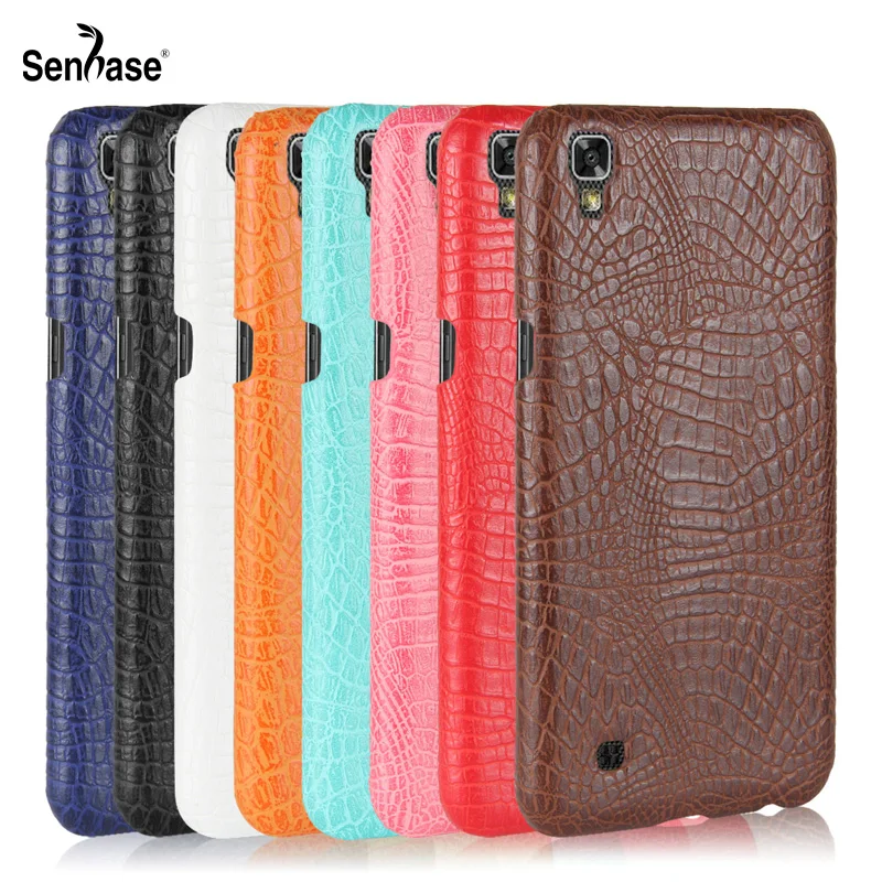 

For LG X power Cases 5.3 inch Luxury Crocodile Pattern Leather Cover For LG X power K220DS K220 LS755 US610 K450 Cases Fundas