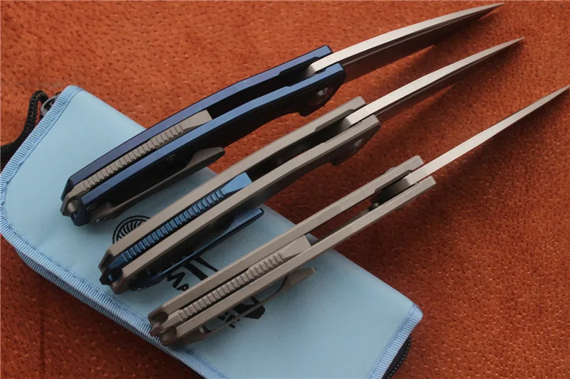 Высокое качество, Maxace Halictus складной нож Синий/Серый Ti/CF(Stonewash), материал лезвия: M390, Открытый Кемпинг Охота ручные инструменты