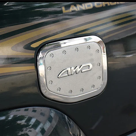 

Chrome Fuel Gas Tank Cover For Toyota Land Cruiser Prado FJ120 Accessories 2003-2009