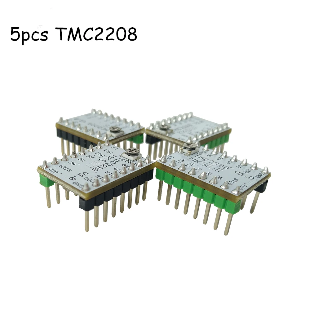 Новый 3d принтер части шаг Стик MKS TMC2208 шаговый двигатель драйвер модуль