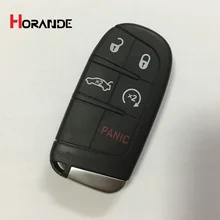 Horande 5 Кнопки Крышка Дистанционный Ключ Fob для Chrysler 300 Dodge Challenger Зарядное Dart Durango Journey Jeep Grand Cherokee