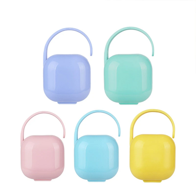Boite A Sucette Portable 6 Couleurs Boite A Berceau Pour Bebe Boite De Rangement De Voyage Pour Bebe Recipient Pour Sucette Sucette A Poignee De Poussiere Aliexpress