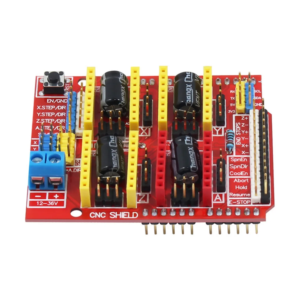 استبدال V3.0 أطقم موتور سائق مع غرفة تبريد دائم 3D أجزاء الطابعة السائر CNC درع لوح تمديد لاردوينو UNO R3