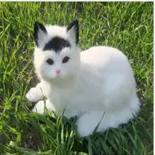 WYZHY моделирование кошка украшения дома Творческий рабочего стола фото реквизит для отправки друзей подарки 30 см X 16