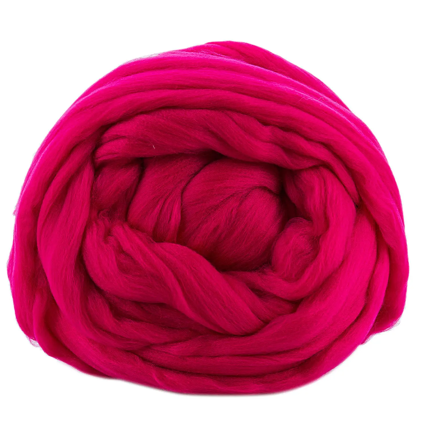 Rose Red Шар шерстяная пряжа супер мягкая громоздкая Рука вязание шерсть-ровинг вязание крючком DIY для свитера шапки шарфы одеяло полотенце - Цвет: Rose Red