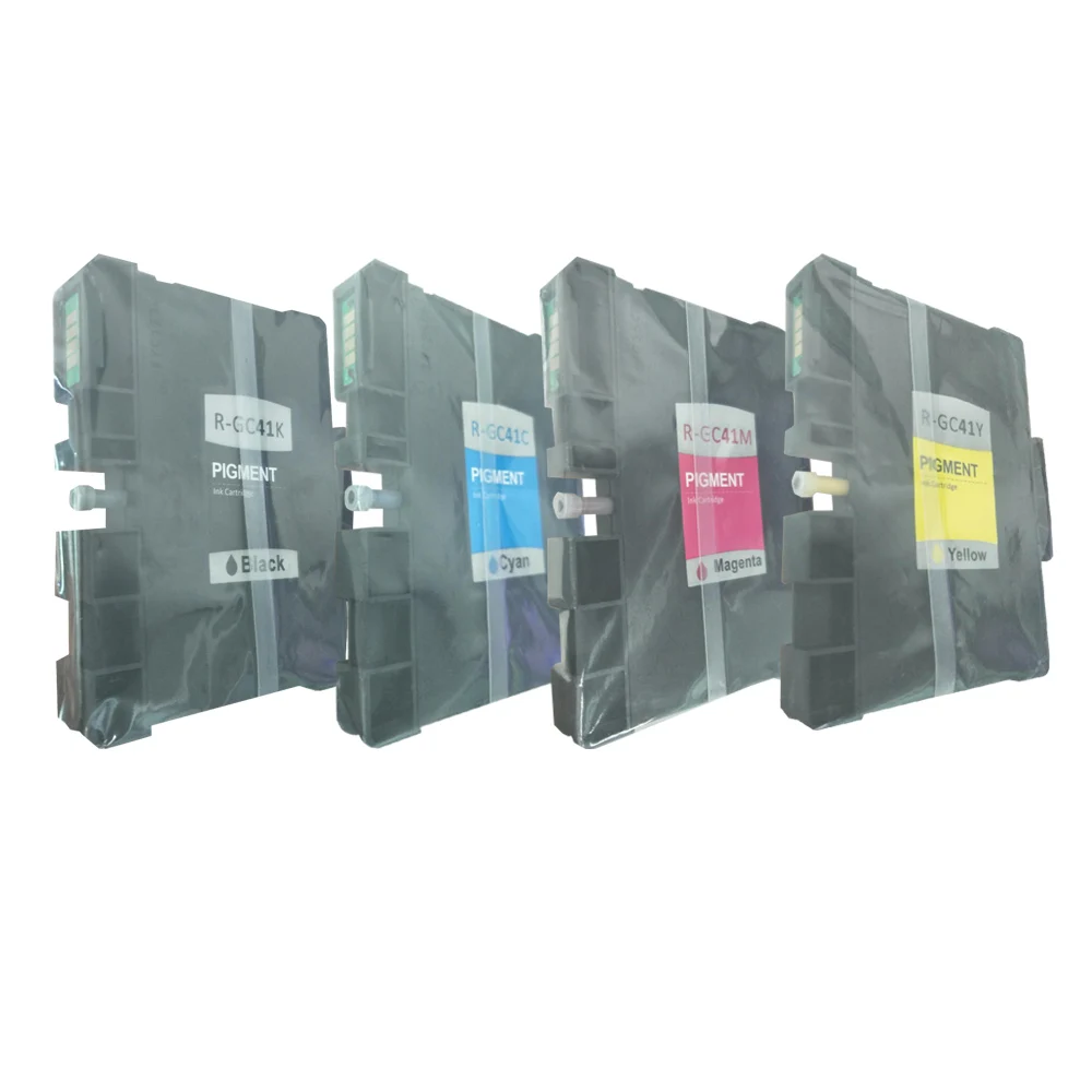 4PK GC41 full Ink Cartridge For Ricoh IPSiO SG3100 IPSiO SG2100 IPSiO SG2100L IPSiO SG2010L