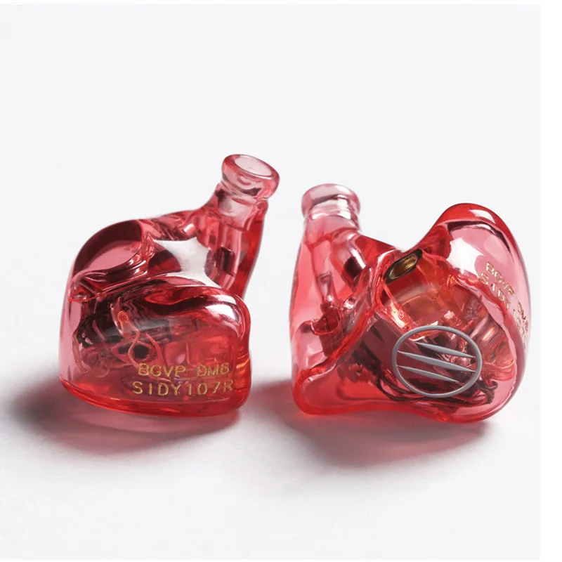 BGVP DM6 Audiophile 5BA Earphone In Ear Balanced Armature Monitor Earphones Customization Waterproof 6N 8Core HiFi Earbuds