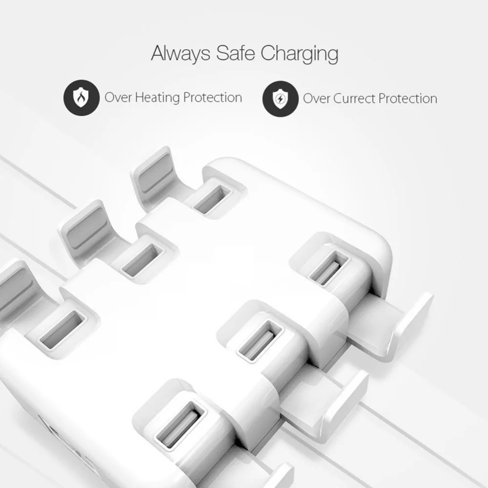 5-порта USB HUB swi зарядное устройство для Apple iPhone 7 смартфонов на базе Android цифрового