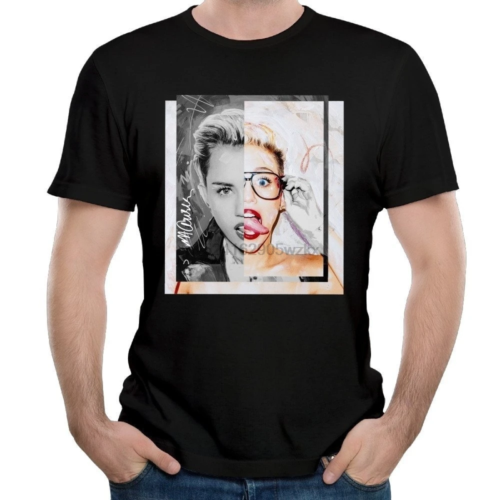 men's miley cyrus t shirt