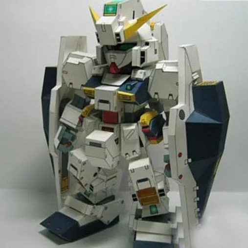 SD Gundam RX 121 1 TR Hai Zier 3D бумажная модель DIY игрушка ручной работы|model diy|paper modelsd gundam |