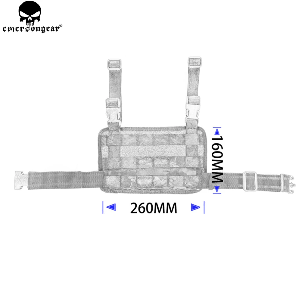 EMERSONGEAR модульный чехол с панелью для ног тактический моллом охотничий пистолет