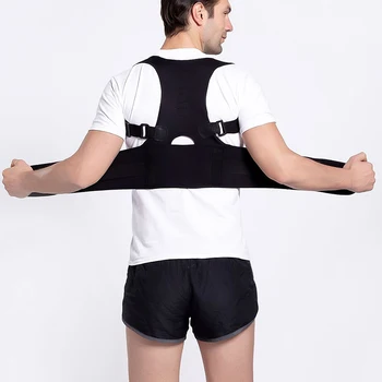 

2020 Unisex Adjustable Shapers Spine Correction Belt Shoulder Back Support Belts Back Shapers
