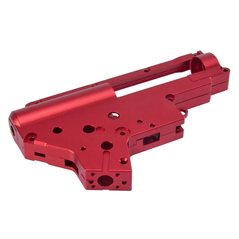 Airsoft Army Force CNC 8mm Bearing QD AEG Gearbox Shell Ver.2 Red 