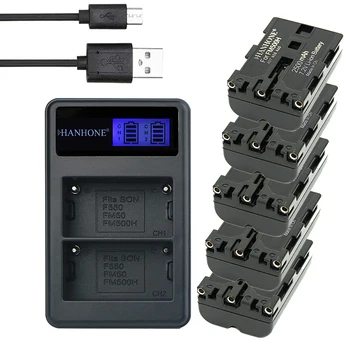 

5PC 2500mAh NP FM500H NP-FM500H Camera Battery+Charger F550 FM50 For SONY A65 A57 A58 A560 A99 A580 A77 A900 A450 A550 A200 A300