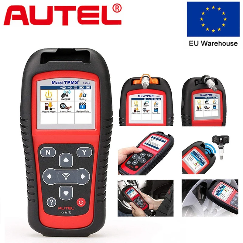 AUTEL MaxiTPMS TS501 инструмент для измерения давления в шинах TPMS датчик диагностический инструмент TPMS сервис автоматический сканирующий инструмент OBD2 сканер для диагностики автомобилей