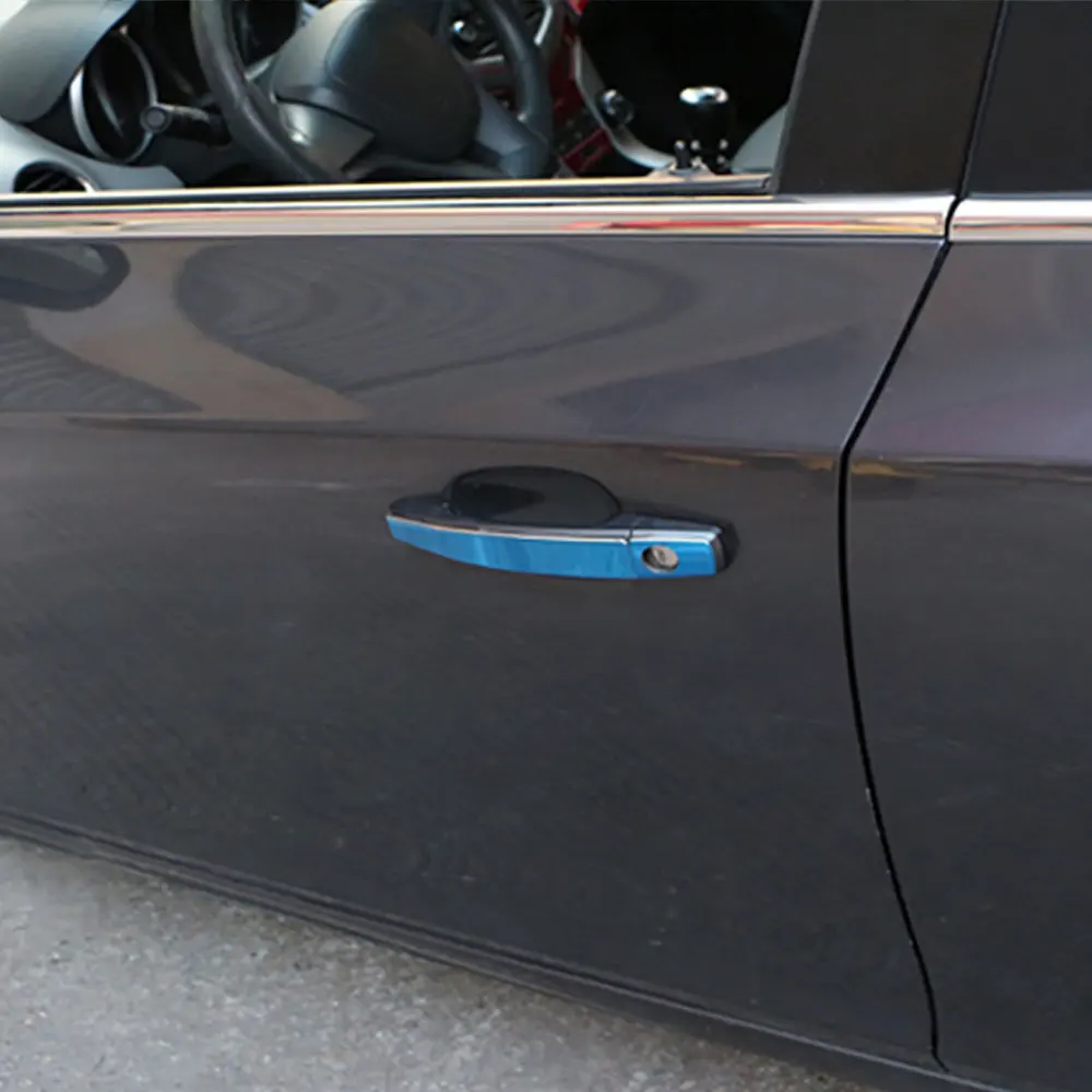 

Zlord Car Stainless Door Handles Cover Sticker for Chevrolet Cruze LOVA AVEO Captiva for Opel Mokka ASTRA J Insignia Parts
