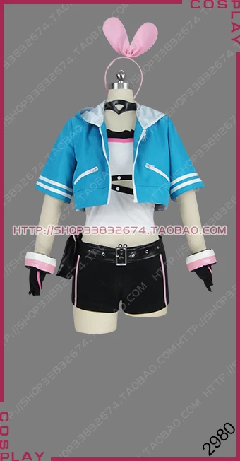 Японская Виртуальная идуна Kizuna Ai повседневная одежда костюм для косплея