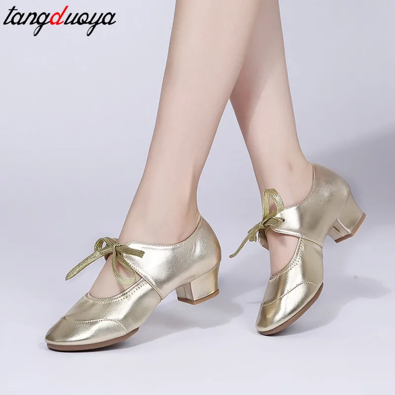 adult professional dance shoes women ballroom latin dance shoes high heeled ladies shoes square heel buty damskie