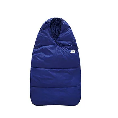 Конверт для новорожденного для маленьких мальчиков и девочек, зимний хлопковый спальный мешок, детская прогулочная коляска - Цвет: Dark Blue