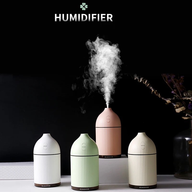 

300ml Air Humidifier Ultrasonic USB Aroma Essential Oil Diffuser Built in Aroma Tablets For Car Office Home Air Purifier