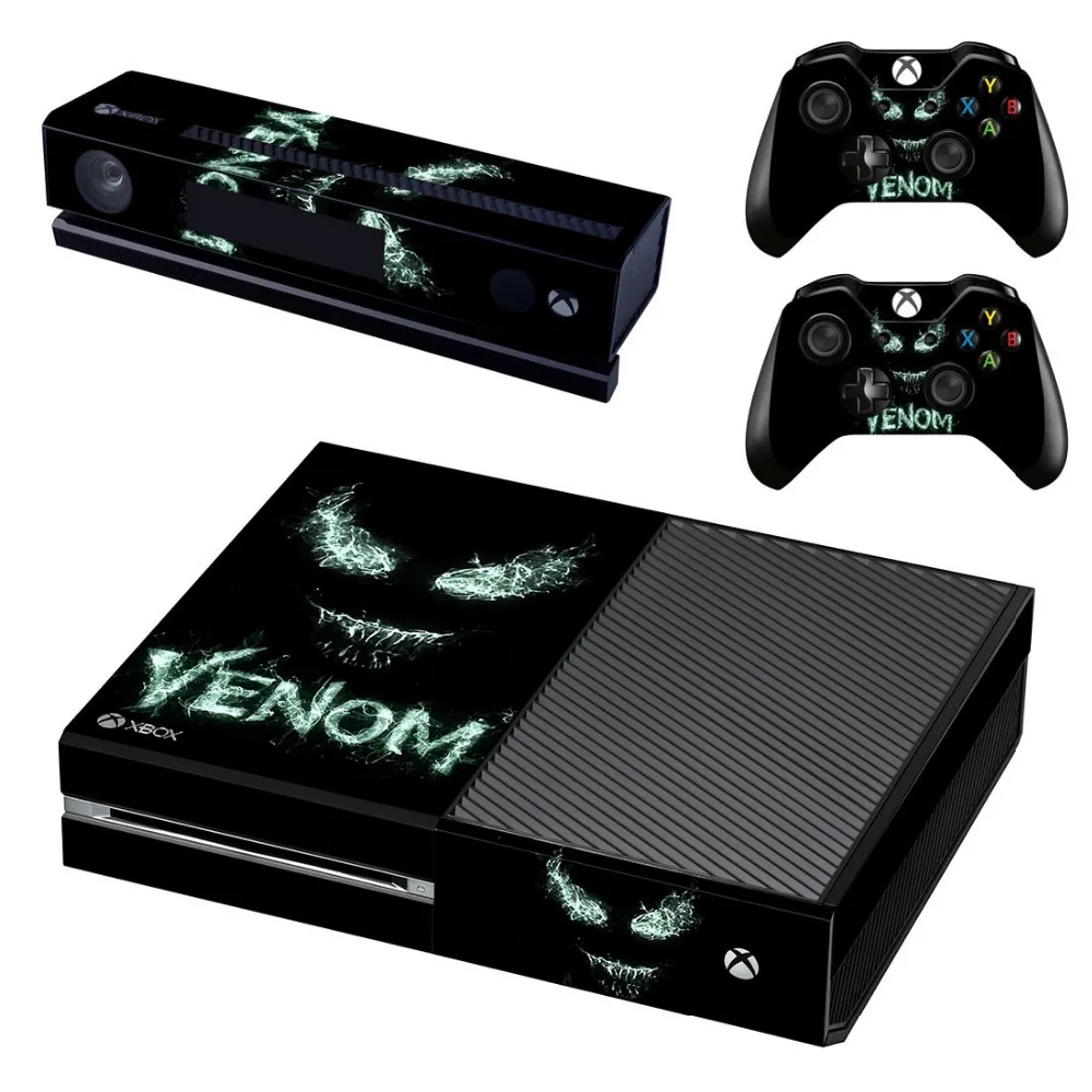 Наклейки с человеком пауком Venom для Xbox One виниловые наклейки кожи наклейка