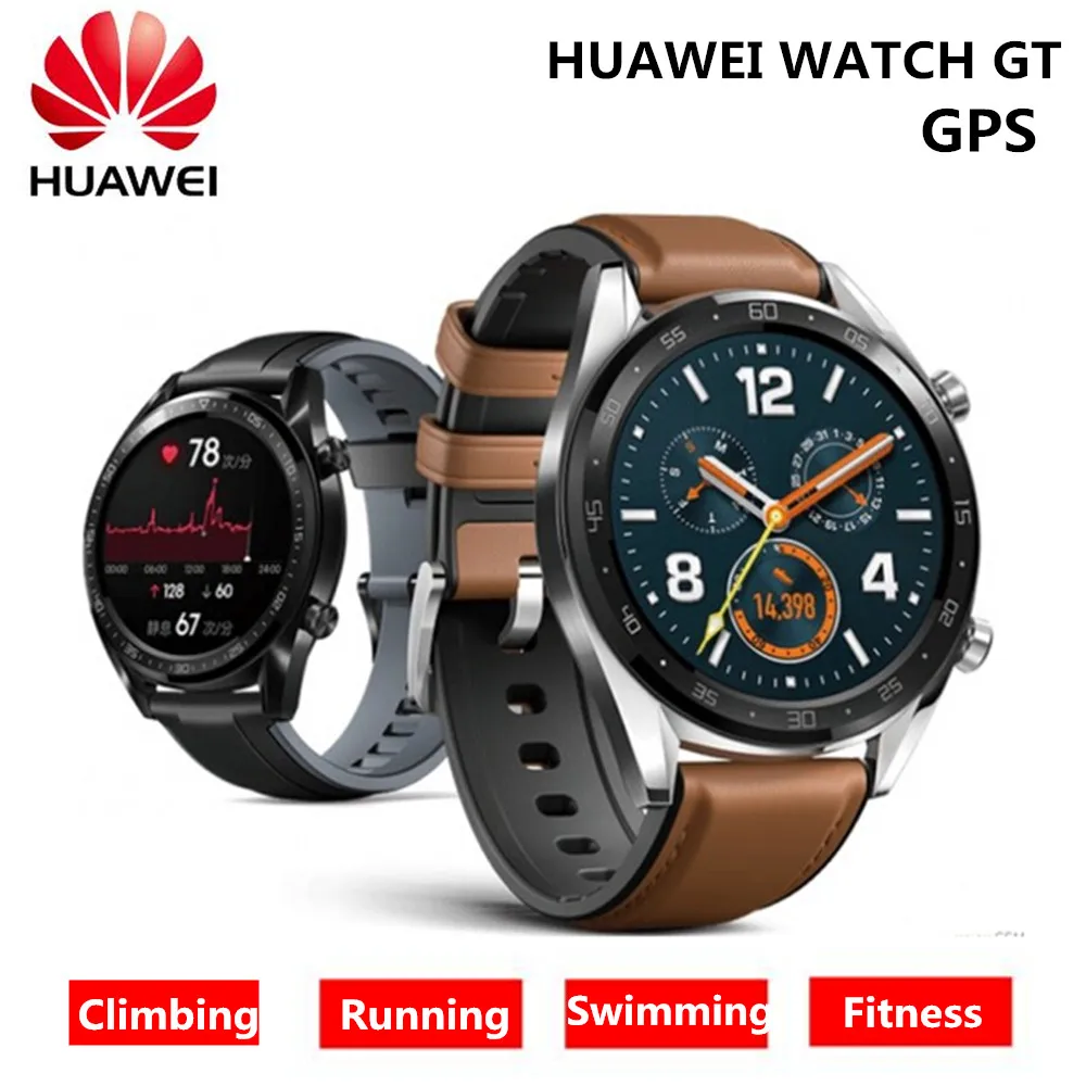 Huawei Watch GT Смарт часы Поддержка gps NFC 14 дней Срок службы батареи 5 атм