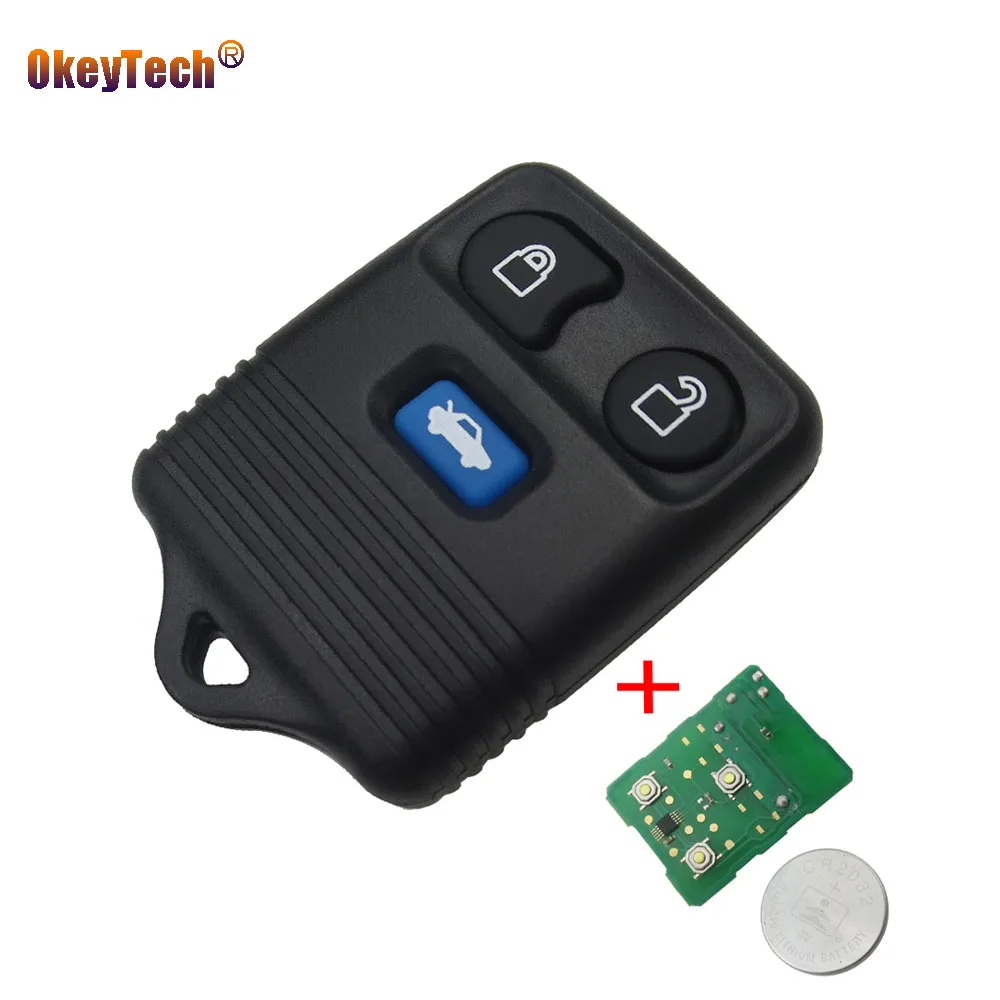 OkeyTech Remote Control 433MHz 3 Button Car Key Fob Shell ...