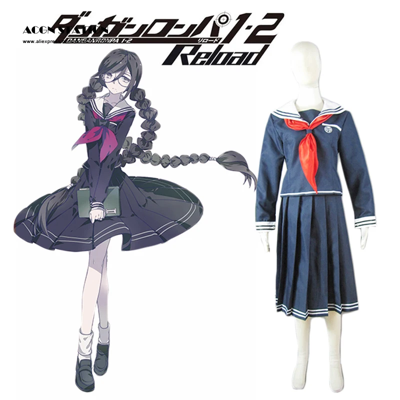 2017 Бесплатная доставка Danganronpa Trigger Happy Havoc Токо fukawa Sailor Школьная Униформа аниме для