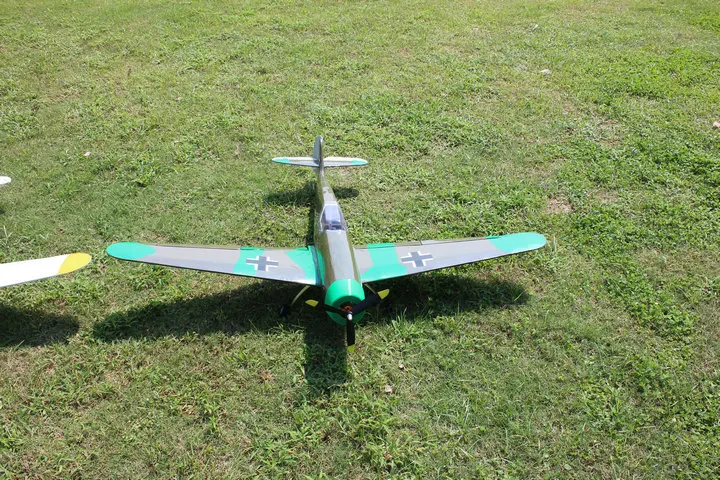 Игрушка самолет RC Набор DIY RC warbird BF109 ME-109 1400 мм размах крыльев