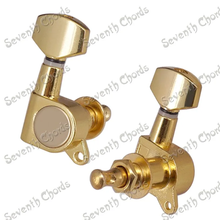 Gold plating full enclosed electric guitar string button/violin knob
