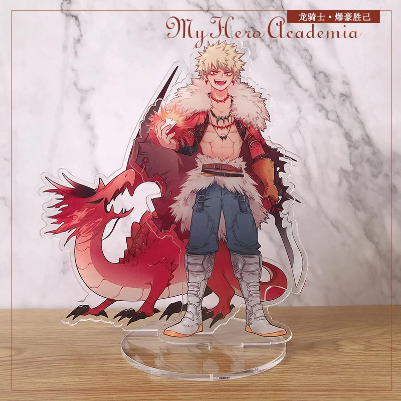  Hot Anime My Boku No Hero Academia Midoriya Izuku Todoroki Shoto Cosplay Acrylic Stand Figure Model