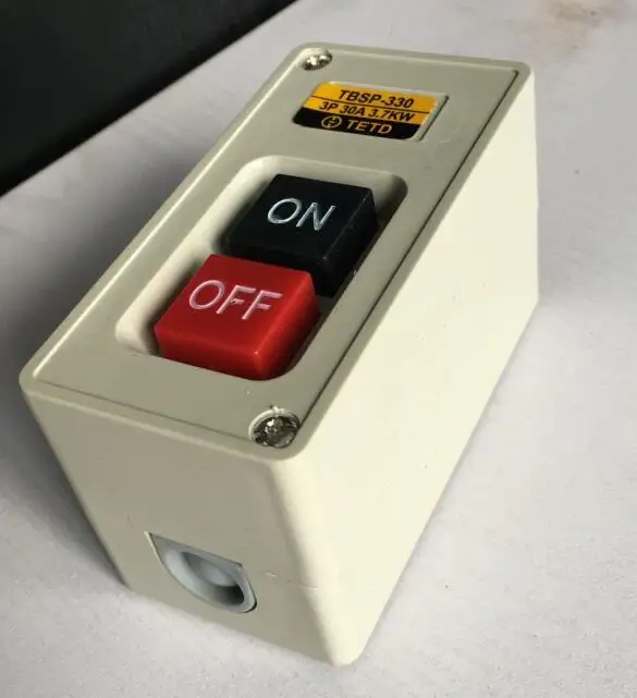 

TBSP-330 power button switch control pressure push button switch 3P 30A 3.7KW