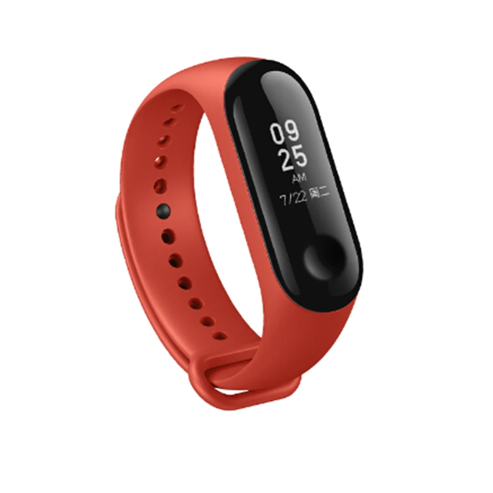 Цветной силиконовый mi Band 3 ремешок для Xiaomi mi Band 3 4 браслет для mi Band 3 4 NFC Замена